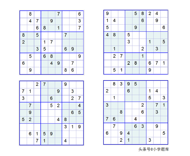 数独的入门解题方法，九宫数独练习和方法