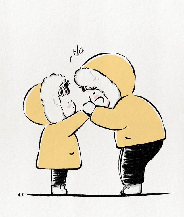 情侣插画图片，情侣插画图片用英语怎么说（一组小情侣的日常插画 ， ）