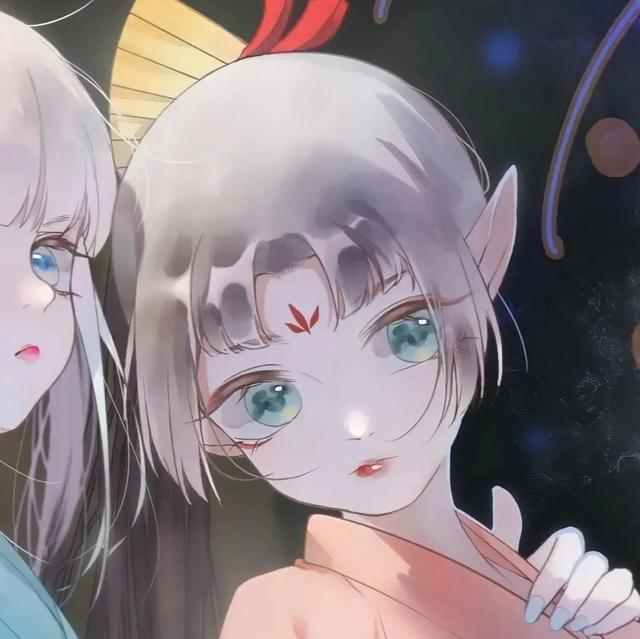 闺蜜头像古风一左一右，古风可爱闺蜜头像☆微信（卡通闺蜜头像）