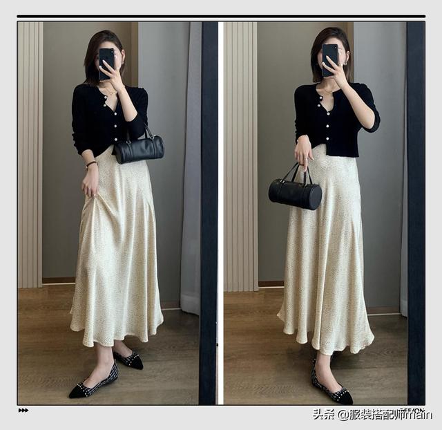 开衫的时尚百搭搭配，短款开衫的搭配（早秋解锁针织开衫的时髦穿法）