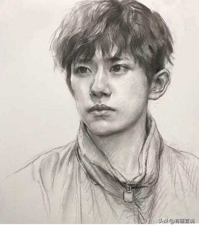 橡皮头，微信头像，橡皮头（分享结构素描高清临摹素材60张）