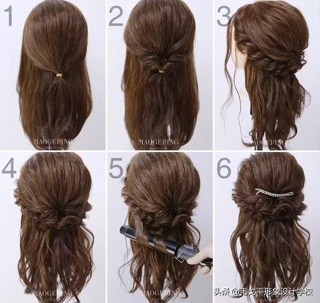 简单漂亮的发型，简单漂亮的发型编头发（教你九款适合上班族的扎发）
