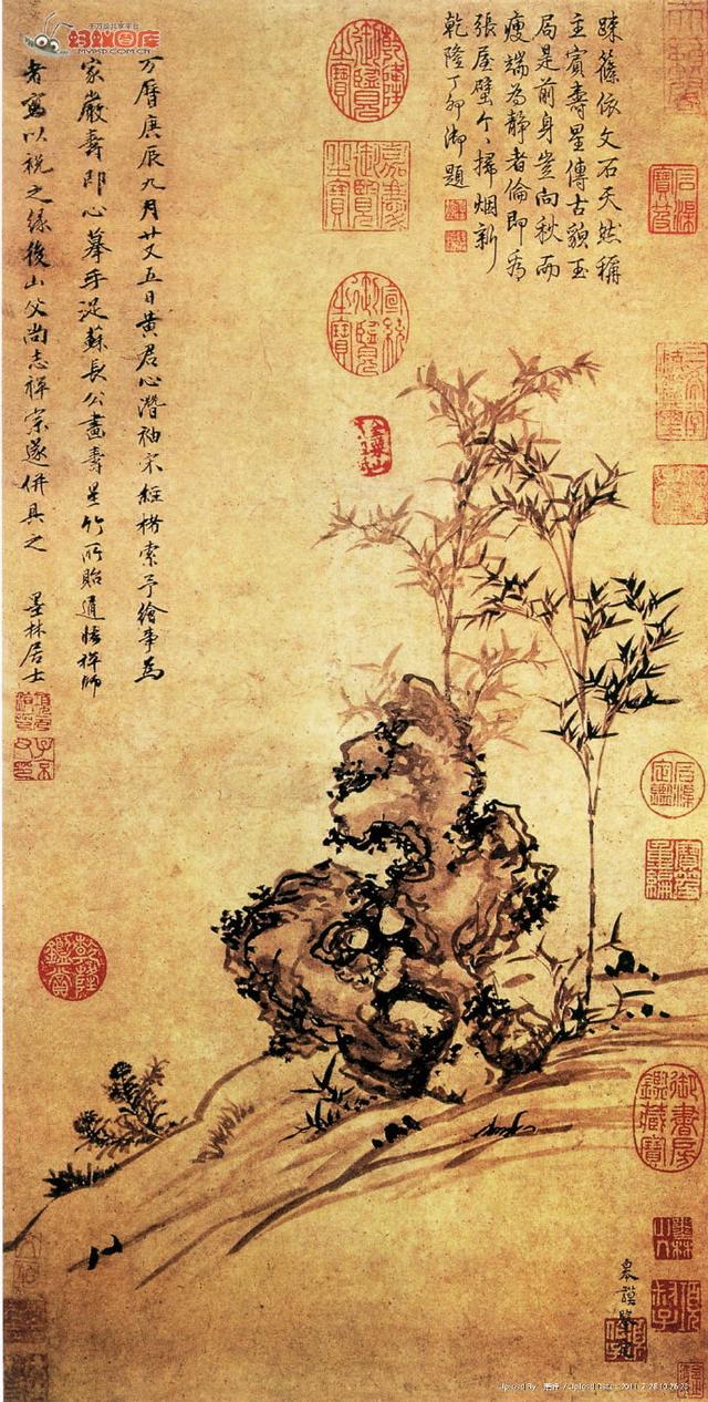 《阴阳师》清月竹林第一天阵容搭配攻略，清月竹林阵容十回合（历代名家画竹<第二辑>）