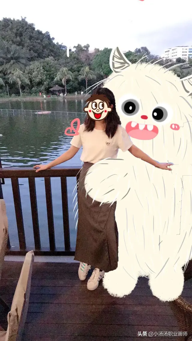 小怪兽头像，林哲（最近火爆抖音的小怪兽涂鸦微信头像）