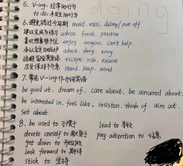 哪些动词能直接加doing，动词可以加什么词（跟动名词的动词或短语doing）