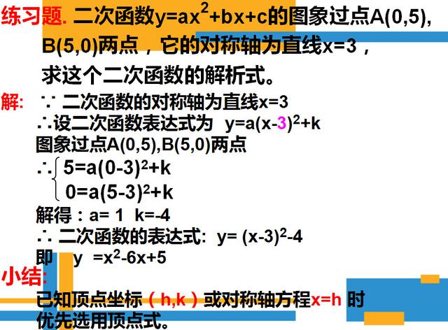 二次函数一般式，二次函数的一般式是什么（确定二次函数表达式的知识及题型总结）