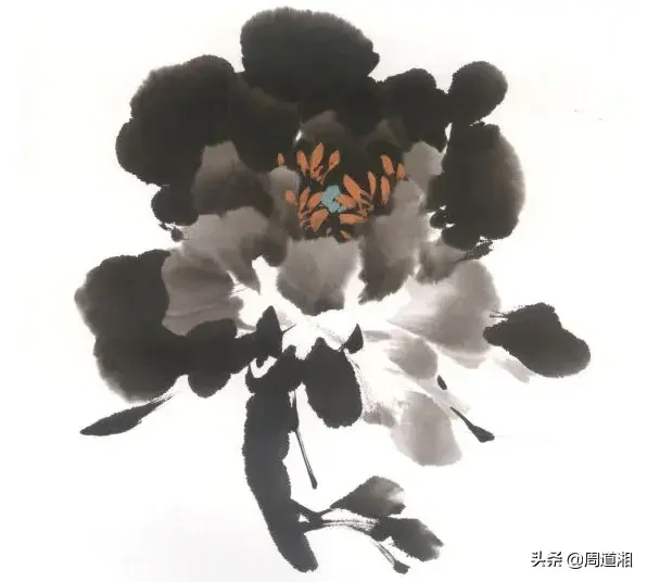 牡丹花头的画法对照表，写意牡丹花头的各种画法