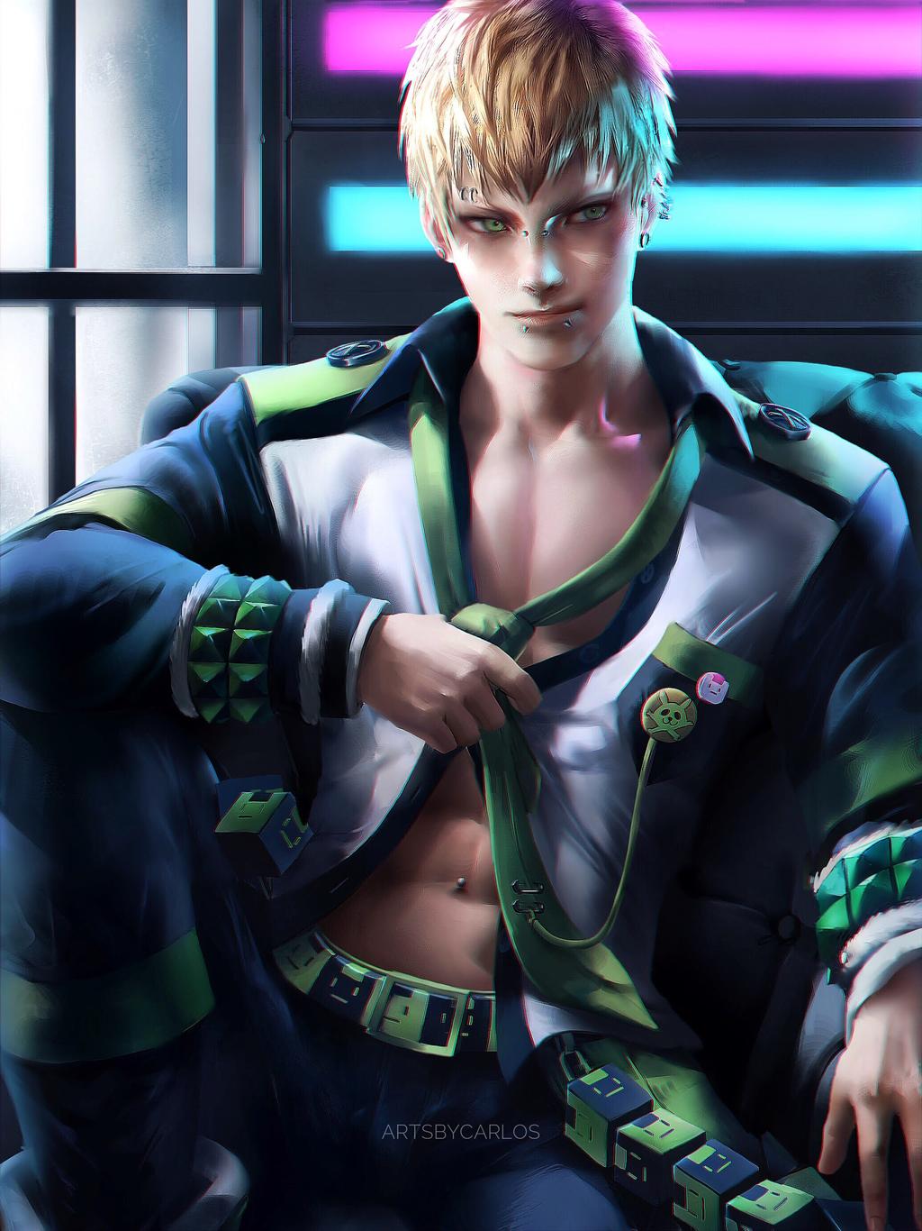 既有阳光肌肉男也有阴柔美男子