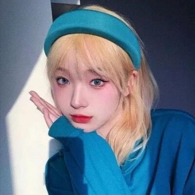 蓝色系优质女头，微信头像，蓝色系优质女头（优质小甜饼蓝色系女头.）