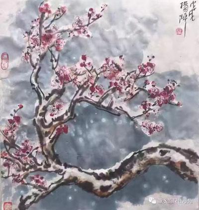 送春归飞雪迎春到下一句，送春归（一一观画家杨潮梅花图有感）