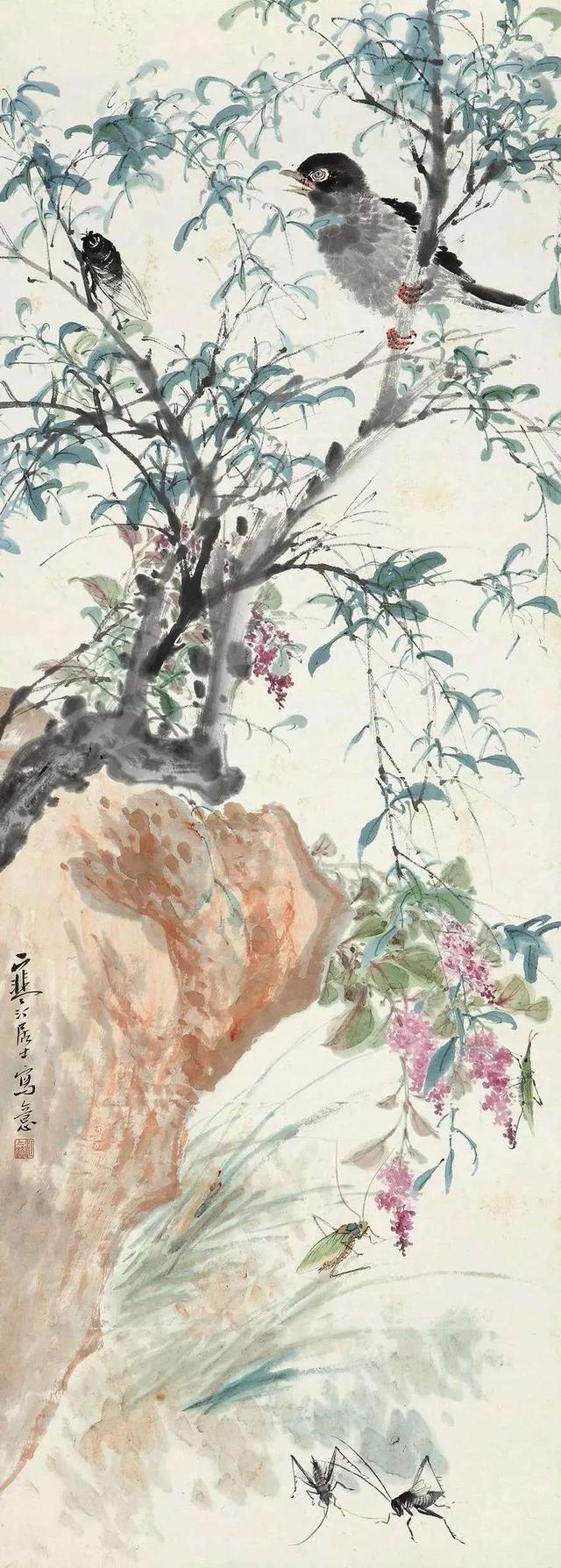 一步一步画柳树，一分钟简笔画—跟我一起画柳树（品读Ⅰ九位大师画春柳）