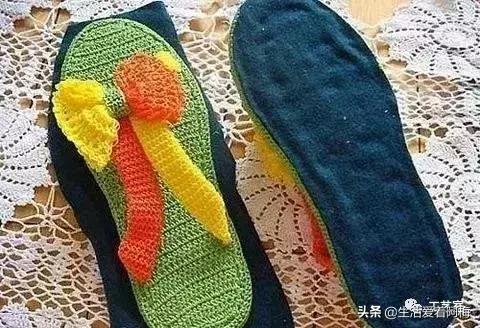 新手勾鞋子一步一步教，鞋子的钩法详解简单几步教会你（是时候为家人钩织地板拖了）