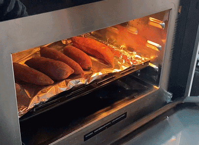 甜薯去皮的方法，剥皮薯怎么做好吃（烤红薯不要直接放进烤箱烤）