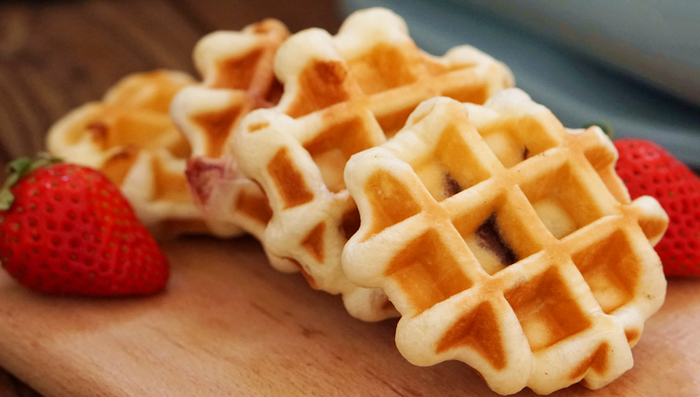 【华夫饼】做法步骤图 松软香甜无添加剂 孩子特别爱吃-起舞食谱网