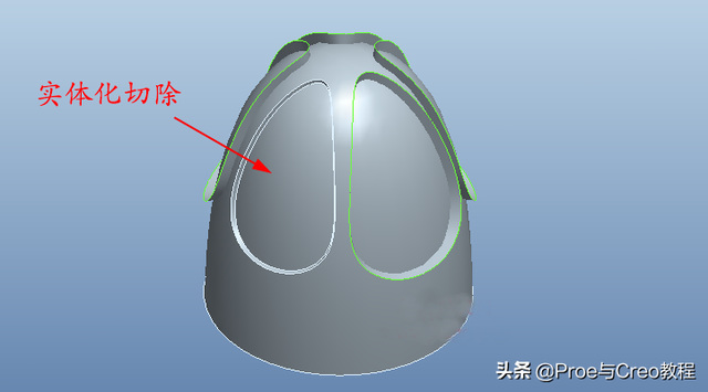 如何用creo画球体，creo怎么画圆锥体（Proe曲面建模创建球形把手）