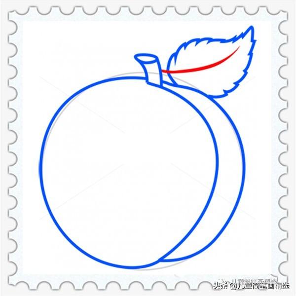 桃树简笔画怎么画，桃树简笔画画法（<Peach>的绘画步骤）