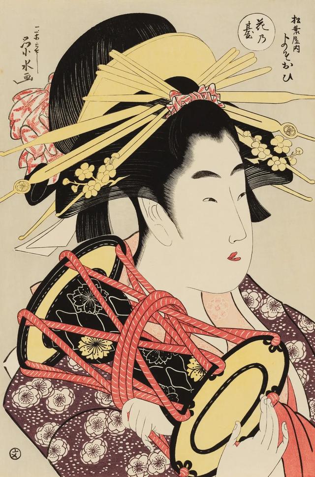 唐崎夜雨  优质手绘简约女头 画师，微信头像，唐崎夜雨  优质手绘简约女头 画师：AluZoe（浮华世代——日本浮世绘专场网络文物拍卖会）