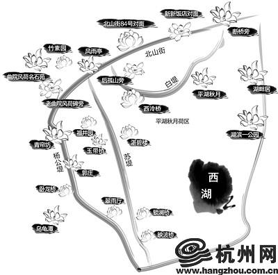 收集一些杭州旅游地图，希望大家喜欢（偷个懒不备注文字了）
