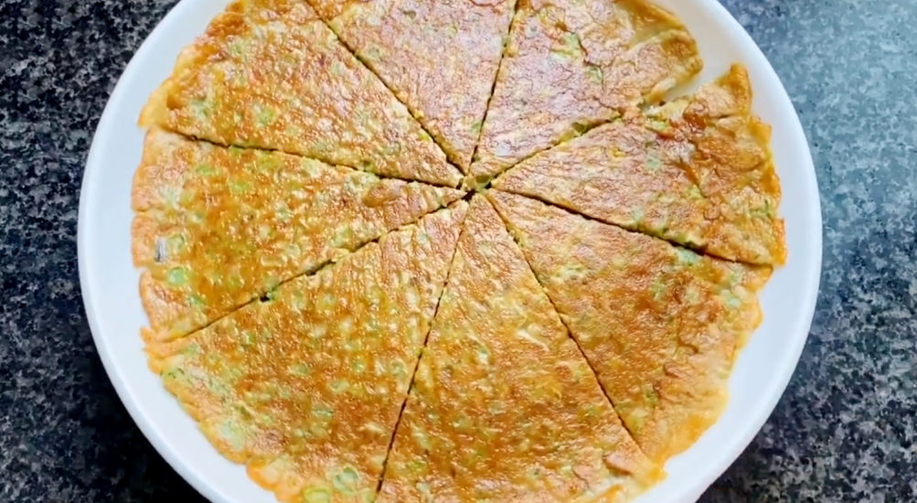 【豆角雞蛋餅】做法步驟圖 孩子特別喜歡吃 真香-起舞食譜網