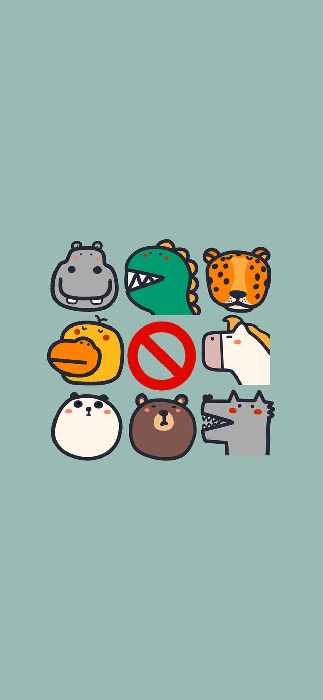 动漫头像 卡通动物，可爱动物卡通头像/那是谁啊？长得真好看微信（一组可爱小动物卡通手机壁纸）