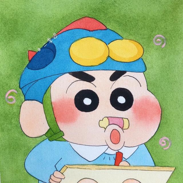 蜡笔小新动漫图片,蜡笔小新吃东西的图片(卡通动漫蜡笔小新头像)