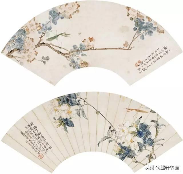 居廉淡雅国画作品欣赏，居廉精品画作欣赏