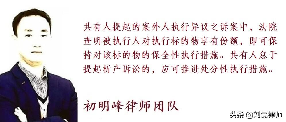 在什么情况下可以析产诉讼（最高院）