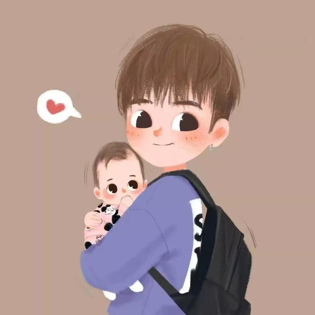 姐弟头像专属一人一张，姐弟头像微信（兄弟姐妹手绘头像<10.3>）