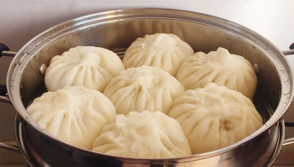 【糯米馅包子】做法步骤图 软糯又咸香 好吃又解馋-起舞食谱网