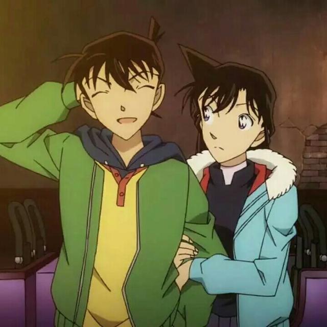 新兰情头一对两张，爱了爱了，微信头像，新兰情头一对两张，爱了爱了（start）