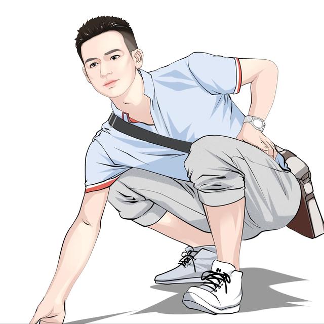 “肌肉/型男/男生头像/成熟”微信，软锦：“肌肉/型男/男生头像/成熟”（成熟型男手绘头像）