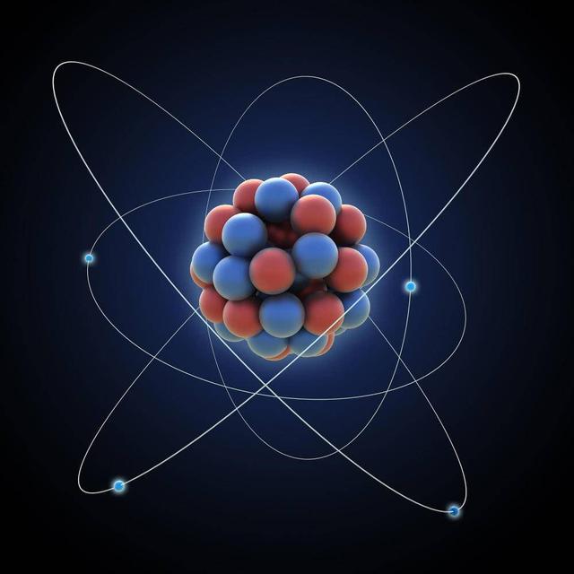 原子核带什么电图片