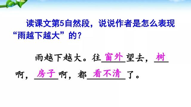 雷雨课文原文，雷雨课文原文（雷雨（二语下第16课《雷雨》课堂实录+笔记+知识梳理+课后练习+答案）
