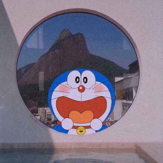 哆啦A梦情侣头像，哆啦a梦情侣头像 配对微信（哆啦A梦朋友圈背景图）