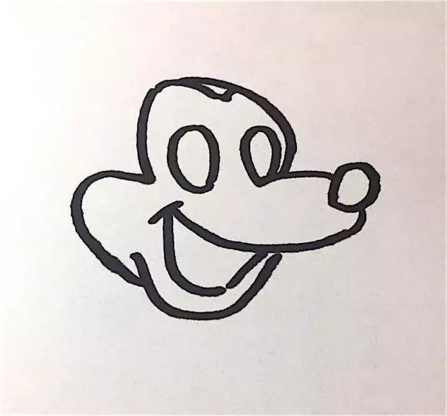 大耳朵图图简笔画，简笔画大耳朵图图简单画法（迪斯尼经典动画之米奇、米老鼠最简单的画法）