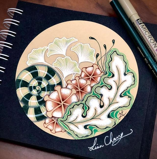 几步画出美丽画面，水粉画教程（5个步骤教你用最普通的笔）