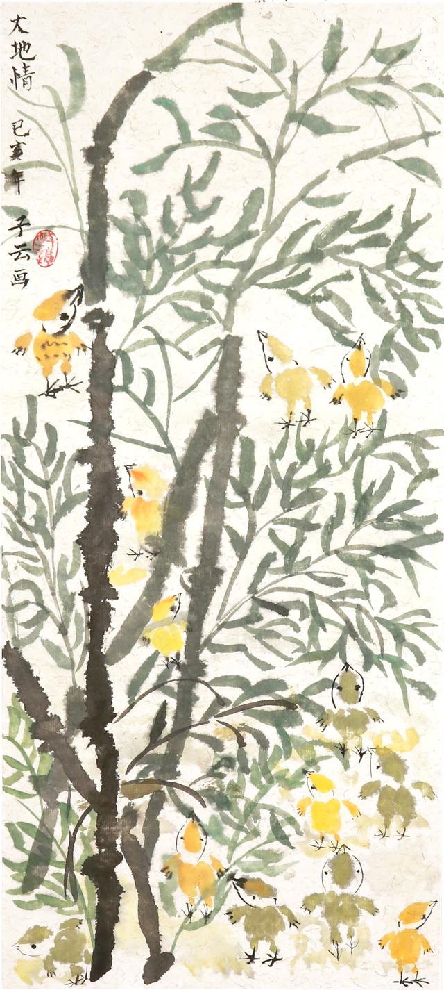 荷花池简笔画，荷花池简笔画手绘（美丽云浮——2020年云浮市庆祝六一儿童节少儿书画作品展）