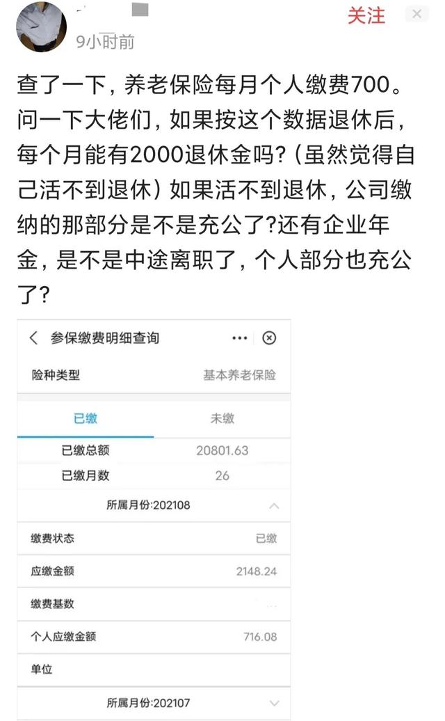 个人交养老保险多少钱，养老保险怎么交个人一年多少钱（退休后养老金能不能达到2000元）