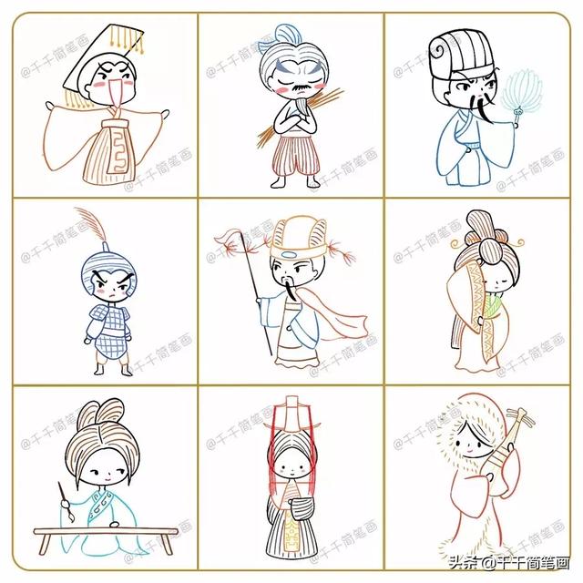 小学简笔画大全最简单，小学生简笔画（100+手帐素材简笔画）