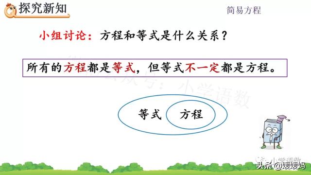 小学方程的意义是什么，方程是小学学的吗（人教版五年级数学上册第5单元《方程的意义》课件及同步练习）