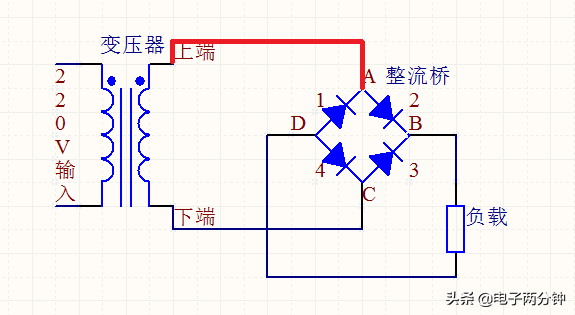 半波整流和桥式整流的区别图解，看看交流是怎么变成直流的