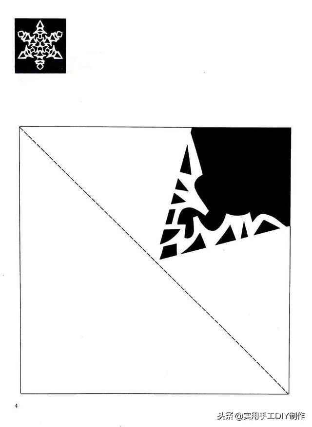 100种剪纸窗花教程图解，窗花剪纸教程图解（40多种雪花窗花剪纸图案）