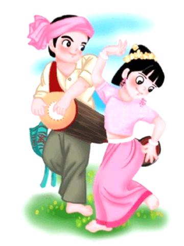 56个民族服饰图片大全，56个民族服装图片（五十六个民族精美人物服饰造型插画）