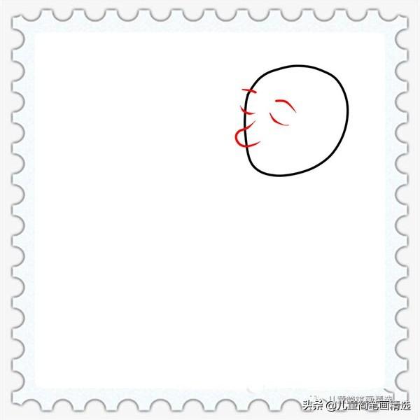 简笔画卡通老人怎么画，儿童简笔画精选-如何画一个手拿画笔的老爷爷