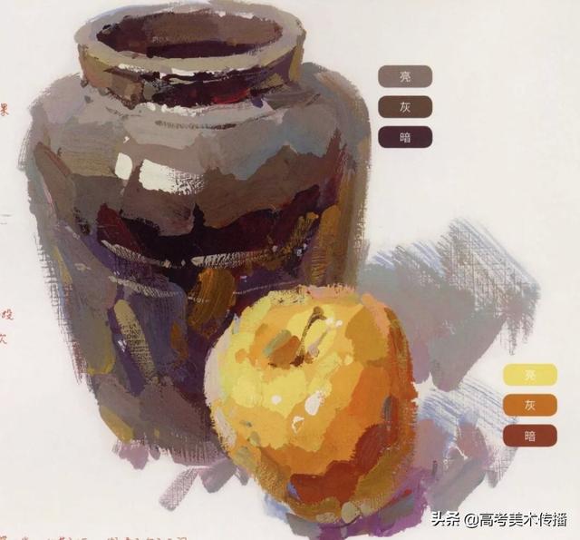 色彩中静物调色怎么调，色彩静物变调（教你理解快速掌握色彩静物）