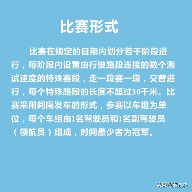 拉力赛什么意思，拉力赛为什么叫拉力赛（一分钟了解拉力赛）