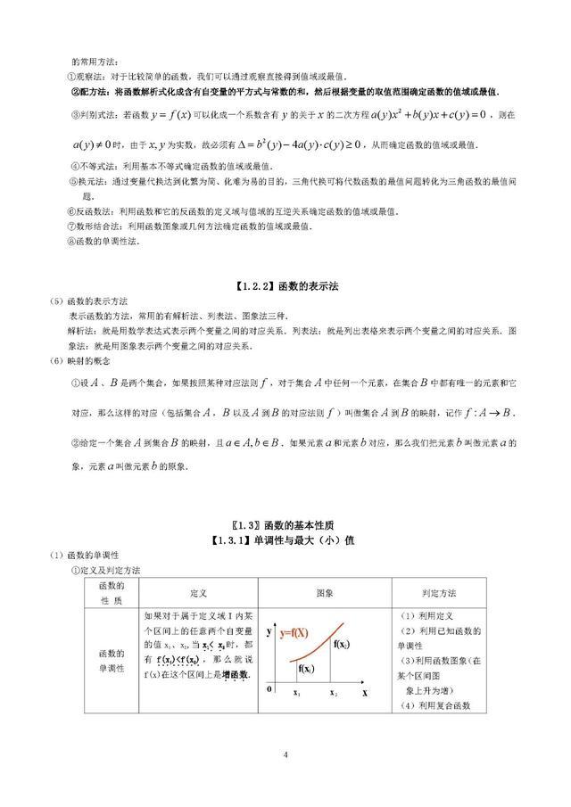 高一数学必修一知识点总结，高一数学必修一知识点归纳（<一>知识点归纳总结）