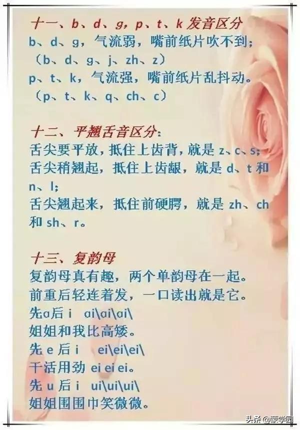 拼音口诀顺口溜，拼音顺口溜口诀（孩子学起来更有趣）
