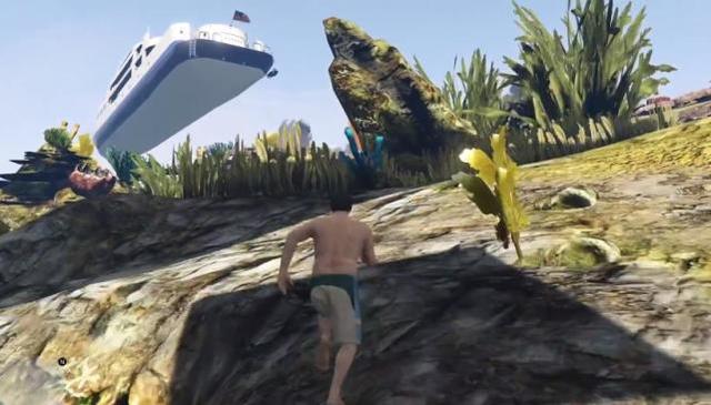 gta5恐怖彩蛋,gta5彩蛋位置(《gta5》当老麦把太平洋水全喝光会怎样)