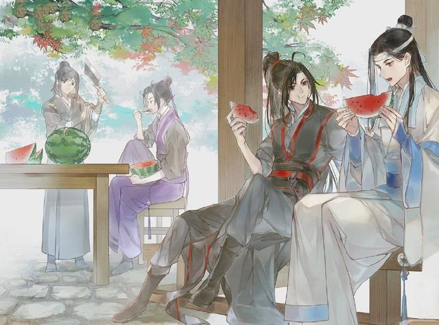 魔道祖师全员图片，魔道祖师系列图片（这个系列插画真的绝美）